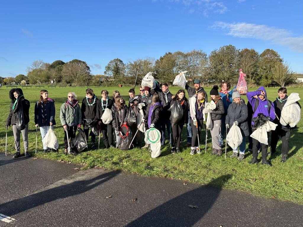 Big Beach Bang litter clean up