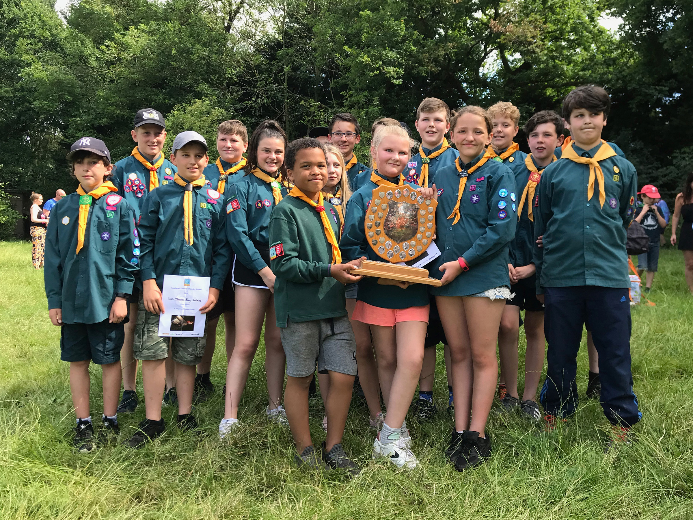 District Camping Competition 2019 Winners
